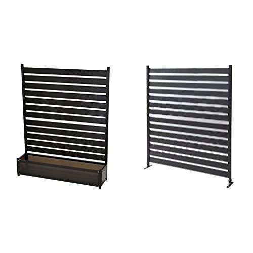 ガーデンマスター　アルミプランターフェンス 幅120×奥行30×高さ180cm Amazon | ガーデンマスター(Gardenmaster) アルミプランター